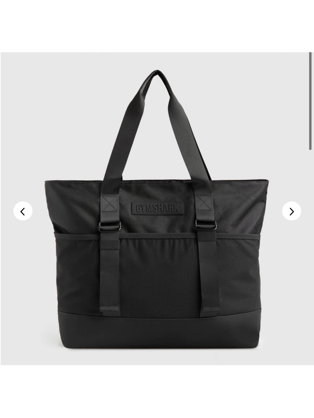 Gymshark Black everyday Tote Bag